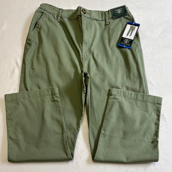 G.H. Bass & Co. Ladies' Chino Ankle Pants, Green, Size 10, NWT - Picture 8 of 16